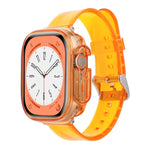 冰川果凍透明 TPU 殼錶帶，適用 Apple Watch Ultra 3 / 2 / 1 49mm