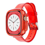 冰川果凍透明 TPU 殼錶帶，適用 Apple Watch Ultra 3 / 2 / 1 49mm