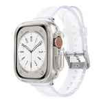 冰川果凍透明 TPU 殼錶帶，適用 Apple Watch Ultra 3 / 2 / 1 49mm