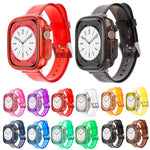 冰川果凍透明 TPU 殼錶帶，適用 Apple Watch Ultra 3 / 2 / 1 49mm