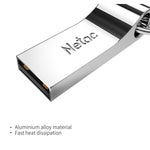 Netac U275 64GB USB 2.0安全加密鋁合金隨身碟, 64GB