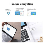 Netac U275 64GB USB 2.0安全加密鋁合金隨身碟, 64GB