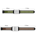 磁吸折疊扣方孔矽膠錶帶，適用 Apple Watch Series 8&7 45mm，適用 Apple Watch Series 8&7 41mm