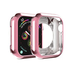 鍍膜 TPU 圓孔鏤空保護殼，適用於 Apple Watch Series 6 / 5 / 4 / SE 2025 / 2023 / 2022 40mm，適用於 Apple Watch Series 3 & 2 & 1 42mm
