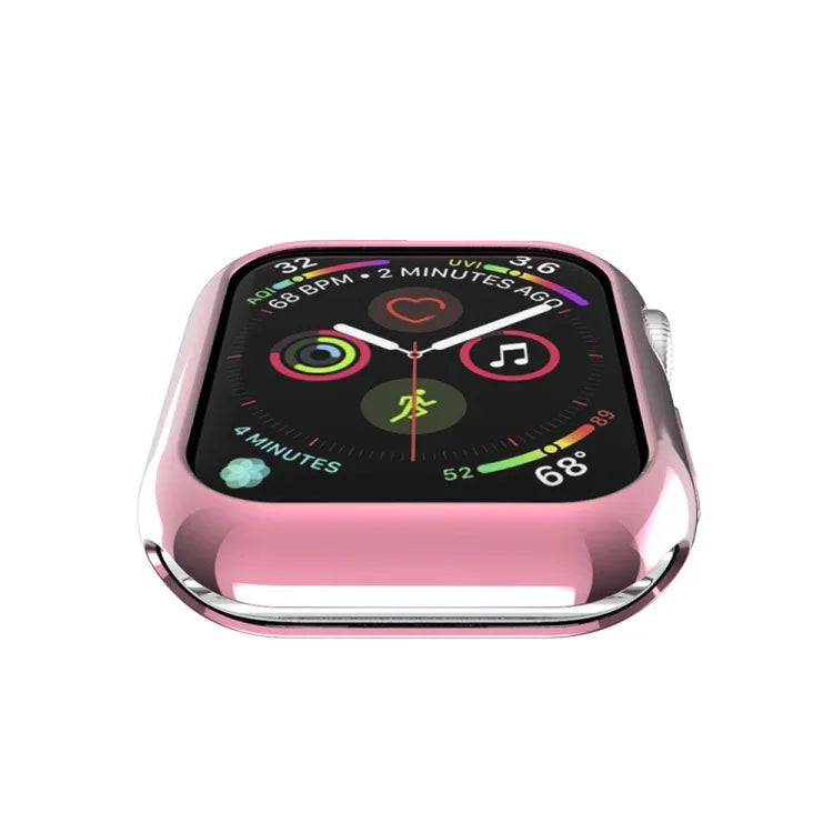 鍍膜 TPU 圓孔鏤空保護殼，適用於 Apple Watch Series 6 / 5 / 4 / SE 2025 / 2023 / 2022 40mm，適用於 Apple Watch Series 3 & 2 & 1 42mm