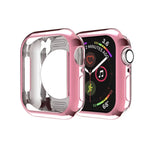 鍍膜 TPU 圓孔鏤空保護殼，適用於 Apple Watch Series 6 / 5 / 4 / SE 2025 / 2023 / 2022 40mm，適用於 Apple Watch Series 3 & 2 & 1 42mm