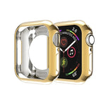 鍍膜 TPU 圓孔鏤空保護殼，適用於 Apple Watch Series 6 / 5 / 4 / SE 2025 / 2023 / 2022 40mm，適用於 Apple Watch Series 3 & 2 & 1 42mm