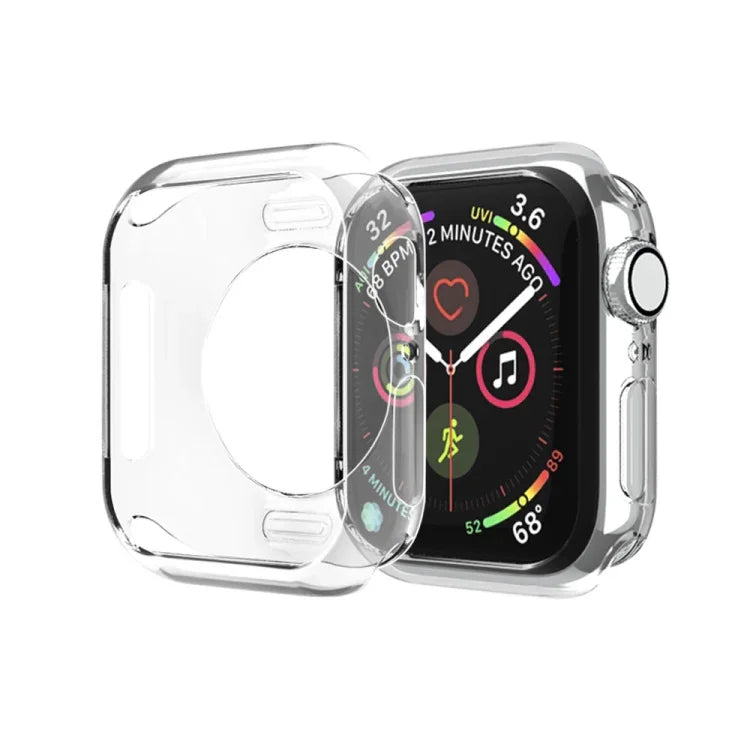 鍍膜 TPU 圓孔鏤空保護殼，適用於 Apple Watch Series 6 / 5 / 4 / SE 2025 / 2023 / 2022 40mm，適用於 Apple Watch Series 3 & 2 & 1 42mm