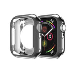 鍍膜 TPU 圓孔鏤空保護殼，適用於 Apple Watch Series 6 / 5 / 4 / SE 2025 / 2023 / 2022 40mm，適用於 Apple Watch Series 3 & 2 & 1 42mm