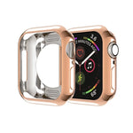鍍膜 TPU 圓孔鏤空保護殼，適用於 Apple Watch Series 6 / 5 / 4 / SE 2025 / 2023 / 2022 40mm，適用於 Apple Watch Series 3 & 2 & 1 42mm