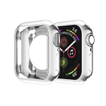 鍍膜 TPU 圓孔鏤空保護殼，適用於 Apple Watch Series 6 / 5 / 4 / SE 2025 / 2023 / 2022 40mm，適用於 Apple Watch Series 3 & 2 & 1 42mm