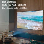 MECOOL KP1 1920x1080P 700 ANSI 流明便攜迷你 LCD 智能投影機，KP1