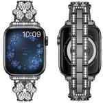 三葉草鑽石錶帶，適用 Apple Watch Series 8&7 45mm，適用 Apple Watch Series 8&7 41mm