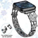 三葉草鑽石錶帶，適用 Apple Watch Series 8&7 45mm，適用 Apple Watch Series 8&7 41mm