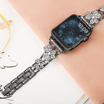 三葉草鑽石錶帶，適用 Apple Watch Series 8&7 45mm，適用 Apple Watch Series 8&7 41mm