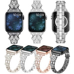 三葉草鑽石錶帶，適用 Apple Watch Series 8&7 45mm，適用 Apple Watch Series 8&7 41mm