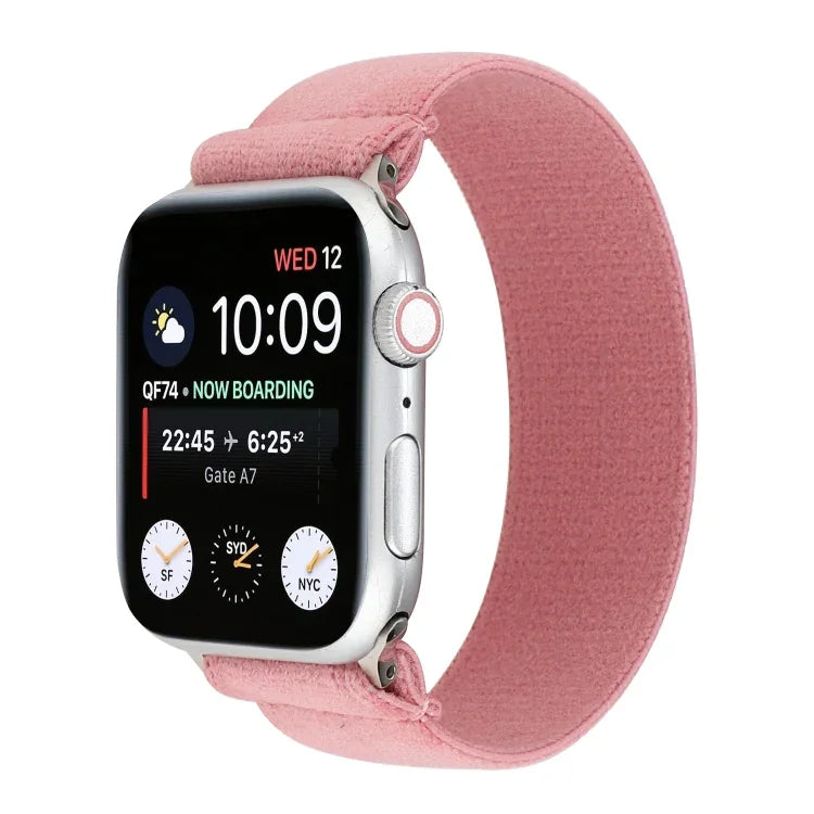 Elastic Nylon Braid Watch Band, For Apple Watch Series 8&7 45mm, For Apple Watch Series 8&7 41mm