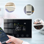 BHT-8000RF-VA-GBCW 無線智能 LED 螢幕恆溫器，含 WiFi，規格：電熱 / 鍋爐加熱，電熱，加熱鍋爐，鍋爐加熱，水加熱，水力發電加熱，水鍋爐加熱