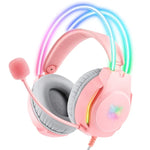 X26 USB+3.5mm RGB 有線遊戲耳機，X26
