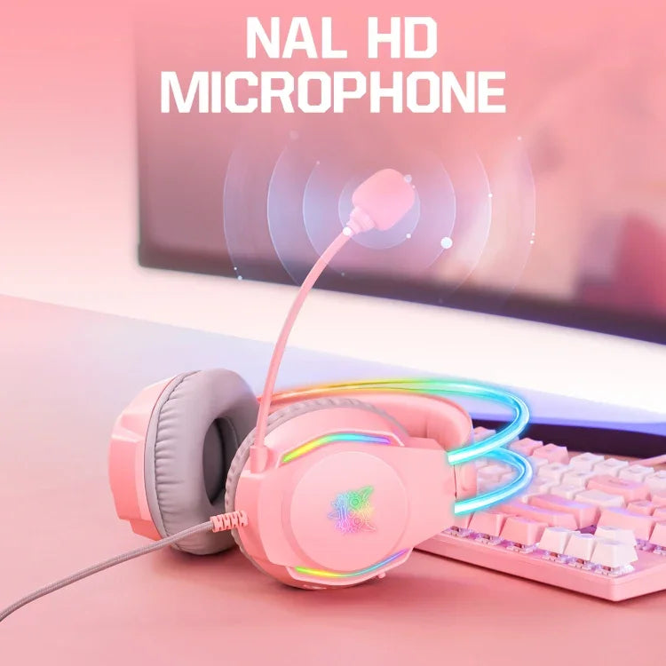 X26 USB+3.5mm RGB 有線遊戲耳機，X26