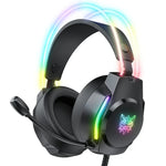 X26 USB+3.5mm RGB 有線遊戲耳機，X26