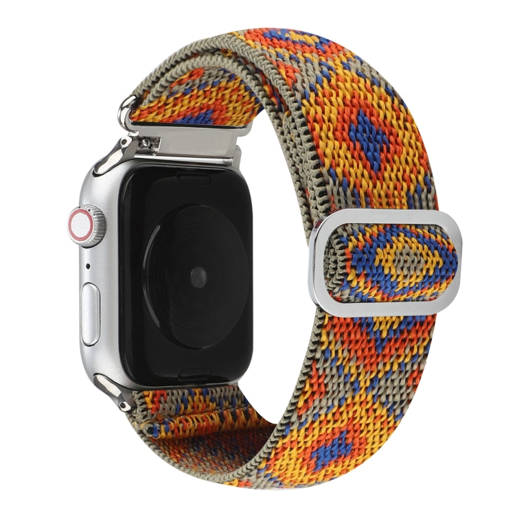 扣式彈性尼龍錶帶，適用於 Apple Watch Series 8&7 45mm，適用於 Apple Watch Series 8&7 41mm