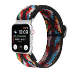 扣式彈性尼龍錶帶，適用於 Apple Watch Series 8&7 45mm，適用於 Apple Watch Series 8&7 41mm