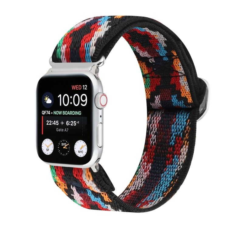 扣式彈性尼龍錶帶，適用於 Apple Watch Series 8&7 45mm，適用於 Apple Watch Series 8&7 41mm