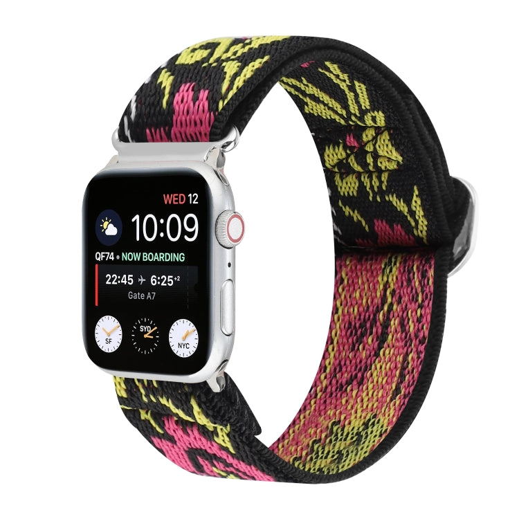 扣式彈性尼龍錶帶，適用於 Apple Watch Series 8&7 45mm，適用於 Apple Watch Series 8&7 41mm