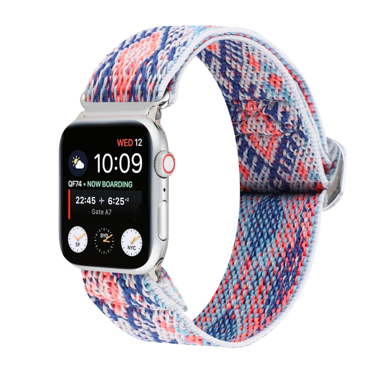 扣式彈性尼龍錶帶，適用於 Apple Watch Series 8&7 45mm，適用於 Apple Watch Series 8&7 41mm