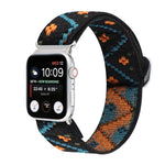 扣式彈性尼龍錶帶，適用於 Apple Watch Series 8&7 45mm，適用於 Apple Watch Series 8&7 41mm