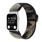 扣式彈性尼龍錶帶，適用於 Apple Watch Series 8&7 45mm，適用於 Apple Watch Series 8&7 41mm