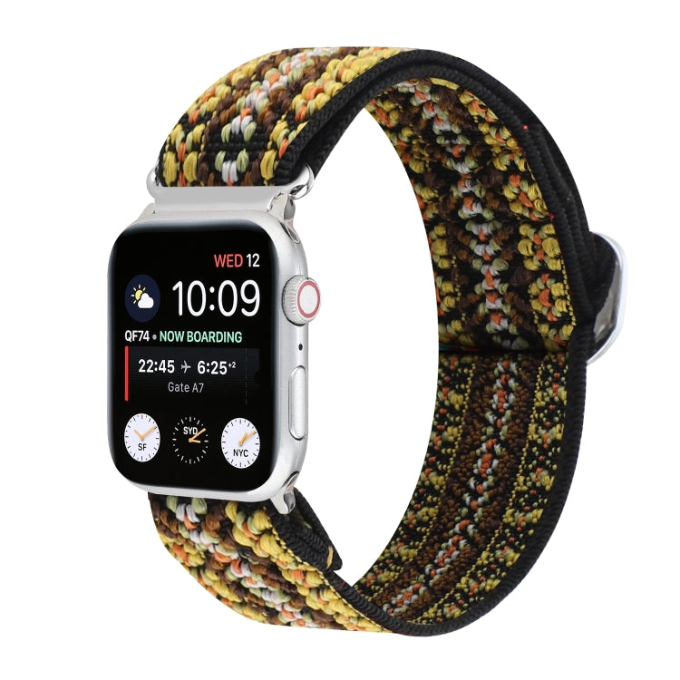 扣式彈性尼龍錶帶，適用於 Apple Watch Series 8&7 45mm，適用於 Apple Watch Series 8&7 41mm