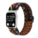 扣式彈性尼龍錶帶，適用於 Apple Watch Series 8&7 45mm，適用於 Apple Watch Series 8&7 41mm