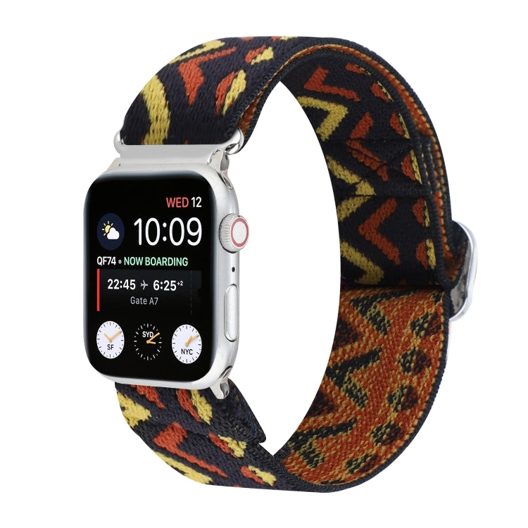 扣式彈性尼龍錶帶，適用於 Apple Watch Series 8&7 45mm，適用於 Apple Watch Series 8&7 41mm