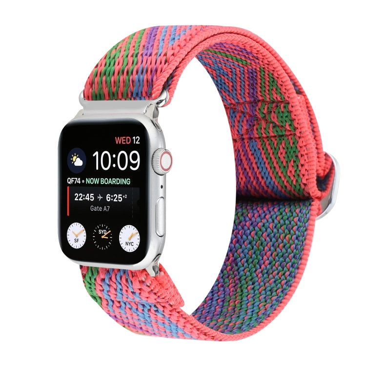 扣式彈性尼龍錶帶，適用於 Apple Watch Series 8&7 45mm，適用於 Apple Watch Series 8&7 41mm