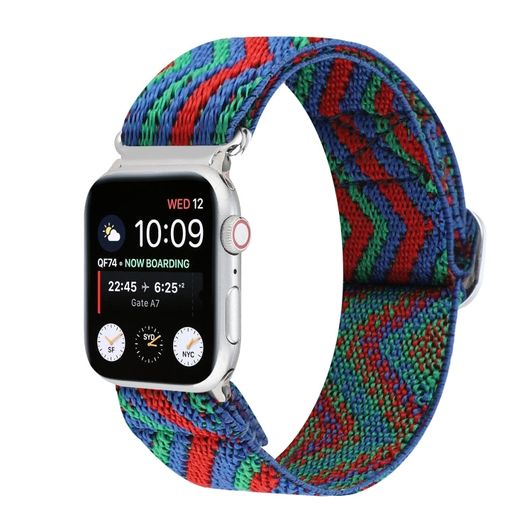 扣式彈性尼龍錶帶，適用於 Apple Watch Series 8&7 45mm，適用於 Apple Watch Series 8&7 41mm