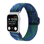 扣式彈性尼龍錶帶，適用於 Apple Watch Series 8&7 45mm，適用於 Apple Watch Series 8&7 41mm