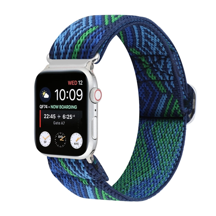 扣式彈性尼龍錶帶，適用於 Apple Watch Series 8&7 45mm，適用於 Apple Watch Series 8&7 41mm