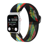 扣式彈性尼龍錶帶，適用於 Apple Watch Series 8&7 45mm，適用於 Apple Watch Series 8&7 41mm