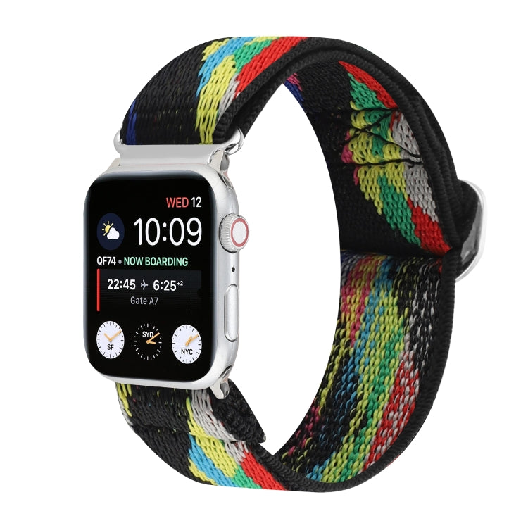 扣式彈性尼龍錶帶，適用於 Apple Watch Series 8&7 45mm，適用於 Apple Watch Series 8&7 41mm