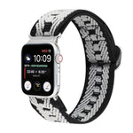 扣式彈性尼龍錶帶，適用於 Apple Watch Series 8&7 45mm，適用於 Apple Watch Series 8&7 41mm