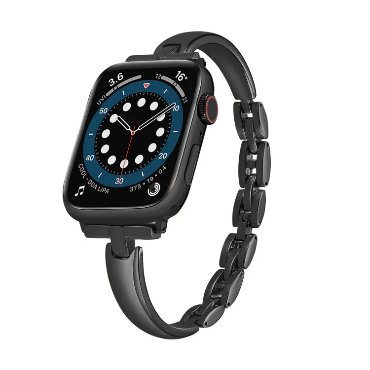 手鍊鏈條金屬錶帶，適用於 Apple Watch Series 8&7 45mm，適用於 Apple Watch Series 8&7 41mm