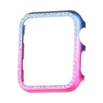 鋁合金鑽石錶殼保護套，適用於 Apple Watch Series 9 / 8 / 7 45mm，適用於 Apple Watch Series SE 2025&SE 2&6&SE&5&4 44mm，適用於 Apple Watch Series 3&2&1 42mm，適用於 Apple Watch Series 9 / 8 / 7 41mm