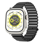 鍊扣不鏽鋼錶帶，適用於 Apple Watch Ultra 49mm / Series 8&7 45mm / SE 2&6&SE&5&4 44mm / 3&2&1 42mm，適用於 Apple Watch Series 8&7 41mm / SE 2&6&SE&5&4 40mm / 3&2&1 38mm