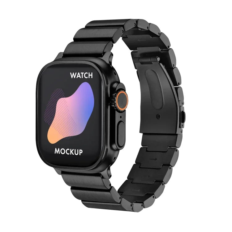 平扣鈦合金錶帶，適用於 Apple Watch Ultra 49mm / Series 8&7 45mm / SE 2&6&SE&5&4 44mm / 3&2&1 42mm，適用於 Apple Watch Series 8&7 41mm / SE 2&6&SE&5&4 40mm / 3&2&1 38mm
