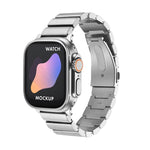 平扣鈦合金錶帶，適用於 Apple Watch Ultra 49mm / Series 8&7 45mm / SE 2&6&SE&5&4 44mm / 3&2&1 42mm，適用於 Apple Watch Series 8&7 41mm / SE 2&6&SE&5&4 40mm / 3&2&1 38mm