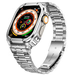 金屬一體成型錶殼，適用於 Apple Watch Series SE 2025&6&SE&5&4 44mm，適用於 Apple Watch Ultra 3 / 2 / 1 49mm，適用於 Apple Watch Series 9 / 8 / 7 45mm