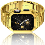 金屬一體成型錶殼，適用於 Apple Watch Series SE 2025&6&SE&5&4 44mm，適用於 Apple Watch Ultra 3 / 2 / 1 49mm，適用於 Apple Watch Series 9 / 8 / 7 45mm
