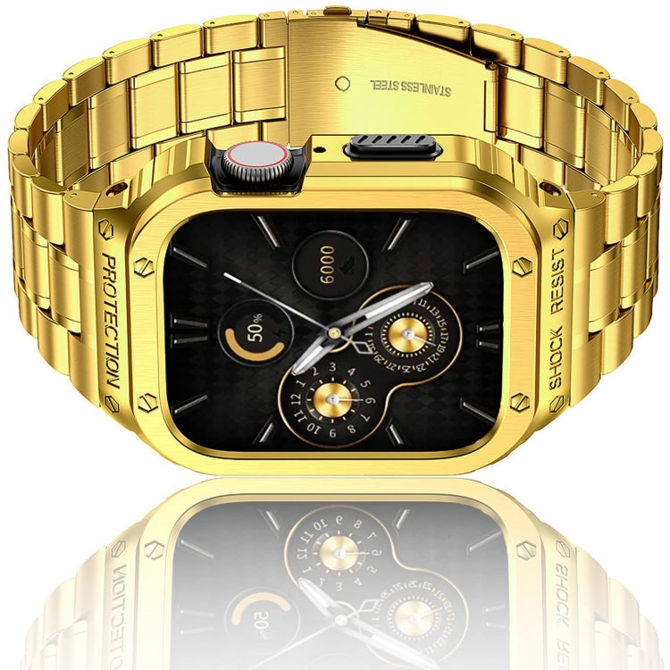 金屬一體成型錶殼，適用於 Apple Watch Series SE 2025&6&SE&5&4 44mm，適用於 Apple Watch Ultra 3 / 2 / 1 49mm，適用於 Apple Watch Series 9 / 8 / 7 45mm